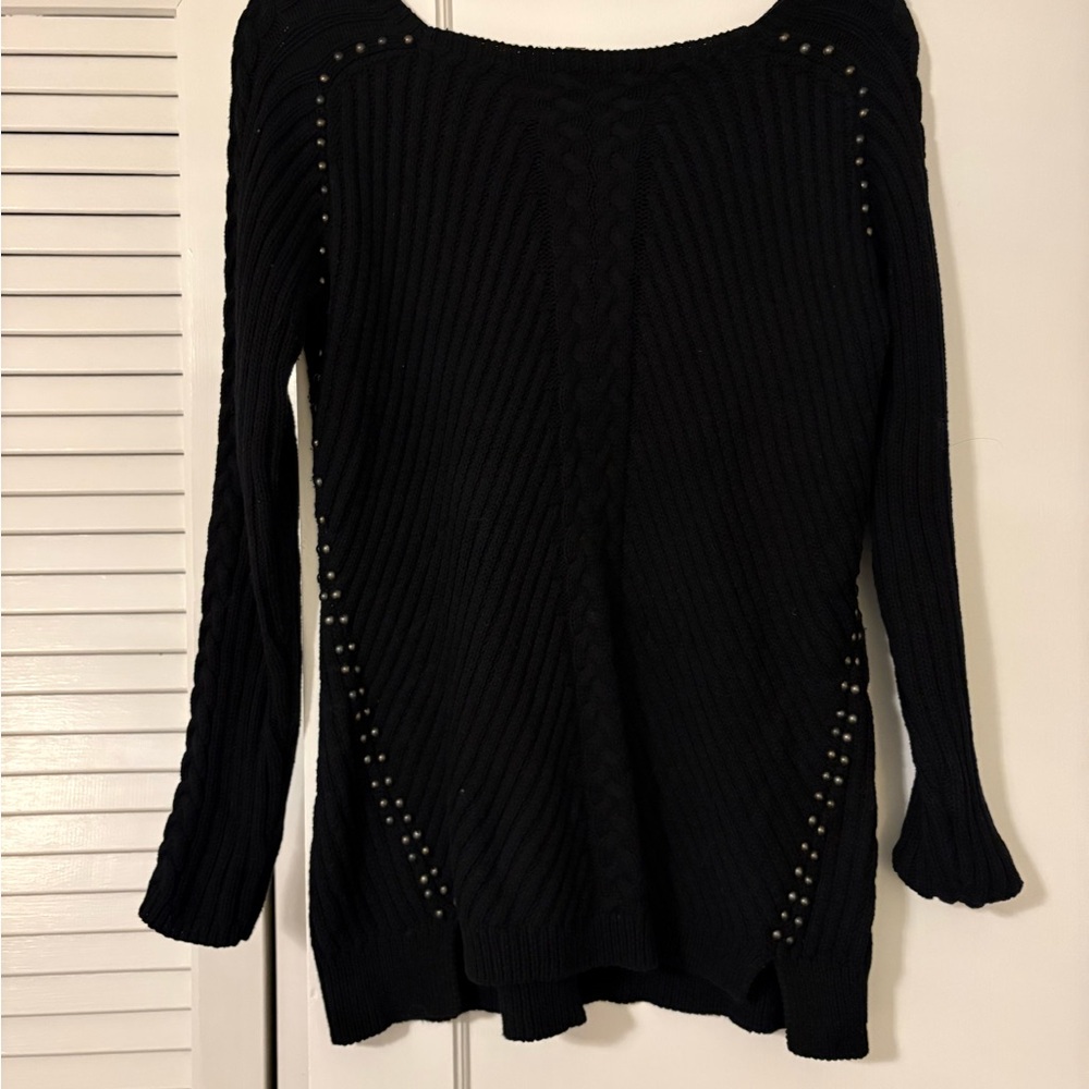 Philosophy Black Studded Women's Sweater